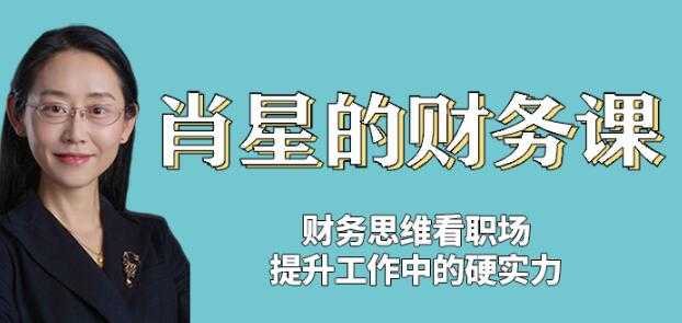 清华名师讲座《肖星的财务课》掌握专业知识，改变财务思维-副业网