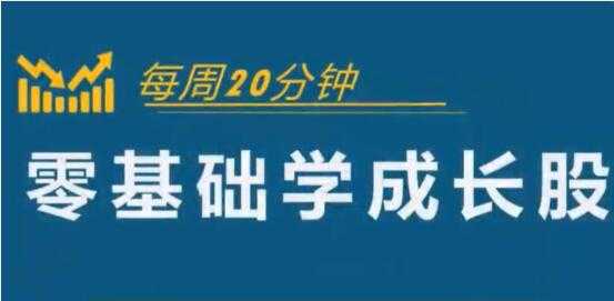 怎样选择成长股《零基础学成长股》股票讲座视频-副业网