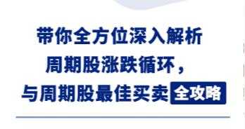 钱鑫淼《周期股最佳买卖全攻略》炒股教程视频-副业网