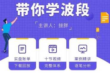拔胖带你学波段期货培训视频讲座-副业网
