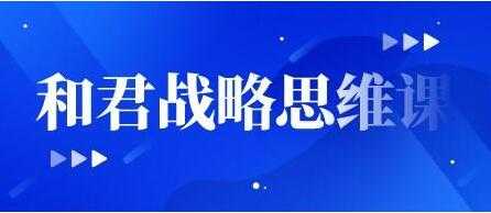 《和君战略思维课》培训讲座视频-副业网