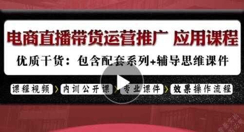 电商直播带货，网络主播卖货话术，新手运营推广策划，选品技巧-副业网