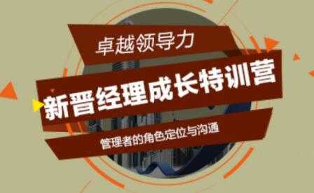 新晋经理成长必修课，新晋经理成长特训营培训讲座-副业网
