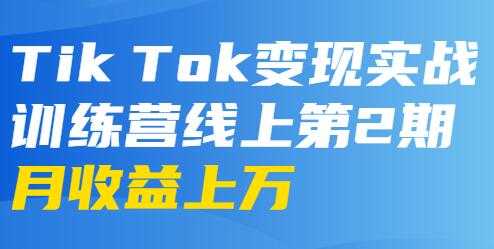 龟课-TikTok变现实战训练营 第2-4期 月收益上万不成问题-副业网