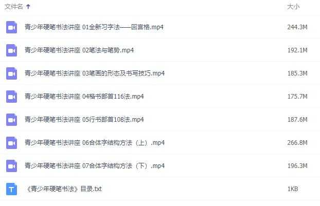 杨为国-青少年硬笔书法讲座，杨为国回宫格写字教程-副业网
