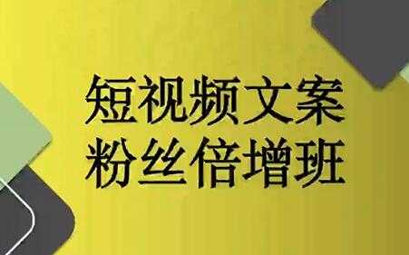 阳洋《短视频文案粉丝倍增班》培训课程视频-副业网