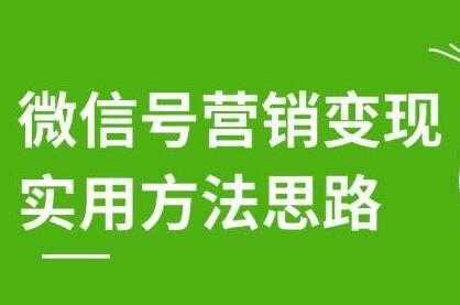 徐悦佳《微信号营销变现实用方法思路》朋友圈刷屏裂变方法-副业网