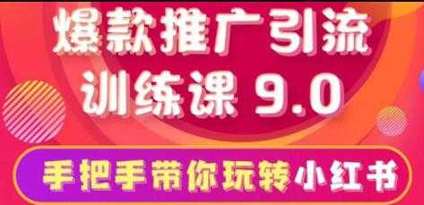 小红书怎么推广，小红书爆款推广引流训练课9.0，带你一部手机即可月赚万元-副业网