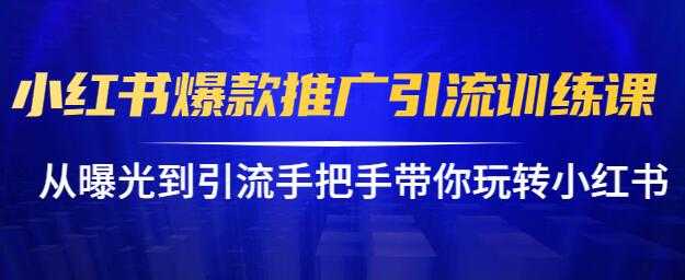 小红书怎么推广，小红书爆款推广引流训练课12.0，手把手带你玩转小红书-副业网
