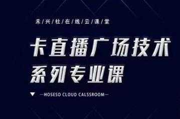 禾兴社《抖音卡直播广场技术系列专业课》培训课程视频-副业网