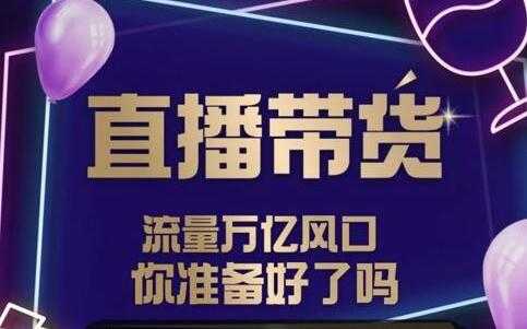 及至专享《抖音直播带货》DY赋能系统星课程-副业网
