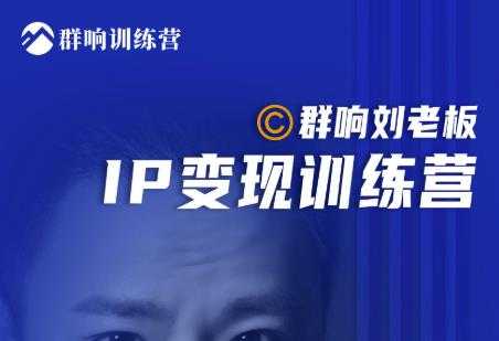 群响刘老板·IP变现训练营第6期：教你搞流量新姿势，IP打造获客私域经营-副业网