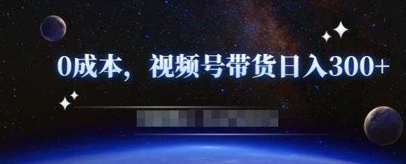 零基础视频号带货赚钱项目，0成本0门槛轻松日入300+【视频教程】-副业网