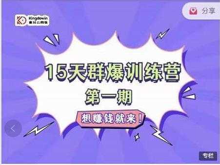 金抖云Peter《15天群爆训练营》，破解抖音玄学，群爆心法，起号方式-副业网