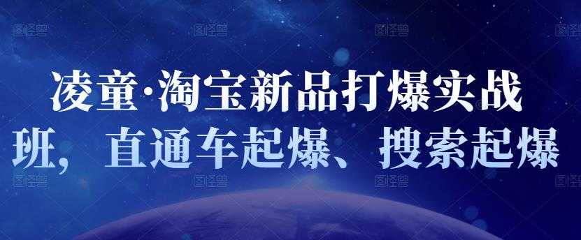 凌童·淘宝新品打爆实战班，直通车起爆、搜索起爆-副业网