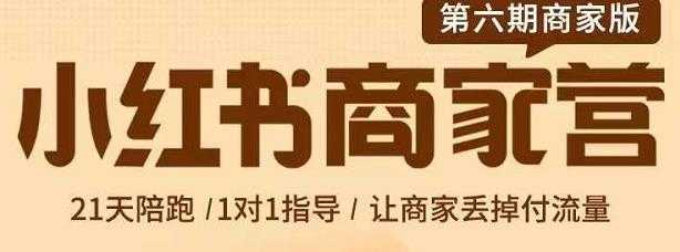 图片[1]-贾真-小红书商家营第6期商家版，21天带货陪跑课，让商家丢掉付流量-副业网