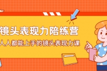 镜头表现力陪练营，人人都能上手的镜头表现力课-副业网