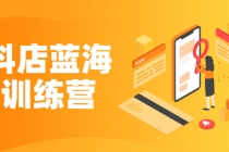 《抖店蓝海训练营》既简单又可以快速复制 只要按照执行就可以赚钱-副业网
