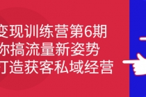 IP变现训练营第6期：教你搞流量新姿势，IP打造获客私域经营-副业网