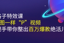 《野路子特效课：像P图一样“P”视频》手把手带你整出百万爆款绝活儿-副业网