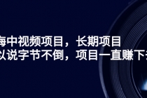 蓝海中视频项目，长期项目，可以说字节不倒，项目一直赚下去！-副业网