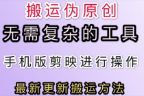 5月刚出来的最新：抖音+快手搬运技术，无需复杂工具，纯小白可操作-副业网
