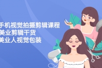 美业手机视觉拍摄剪辑课程61节美业剪辑干货，专属美业人视觉包装-副业网