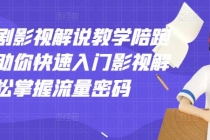 老韩说剧影视解说教学陪跑班，帮助你快速入门影视解说，轻松掌握流量密码-副业网