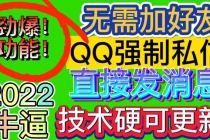 QQ强制聊天脚本，支持筛选/发送文字功能，不支持多开【协议版】-副业网