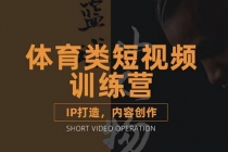 体育类短视频教学课程，篮球解说账号的IP打造方法和内容创作课-副业网