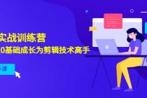 剪辑实战训练营：带你从0基础成长为剪辑技术高手-副业网