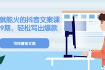 《有嘴就能火的抖音文案课》18+19期，轻松写出爆款可传播文案-副业网