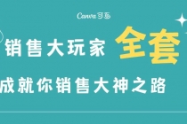 销售大玩家全套课程，人人都能是销冠，成就你营销大神之路-副业网