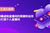 专业绿幕虚拟直播间的搭建和运用，低成本打造个人直播间-副业网