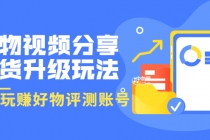 好物视频分享带货升级玩法：玩赚好物评测账号，月入10个W-副业网