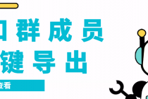 扣扣群成员提取器，支持一键导出【电脑版】-副业网