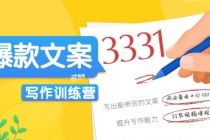 《爆款文案写作训练营》写出一流带货文案，阅读量提升10-100倍-副业网