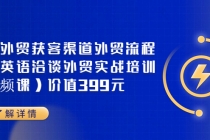 Mia外贸获客渠道外贸流程外贸英语洽谈外贸实战培训价值399元-副业网