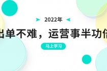2022年出单不难，运营事半功倍，全新总结，进阶篇！让你拼多多之路不再迷茫-副业网