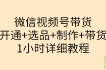 陈奶爸·微信视频号带货：开通+选品+制作+带货-副业网