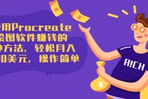 使用Procreate绘图软件赚钱的5种方法，轻松月入3700美元，操作简单-副业网