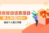 最新移动话费项目：利用咸鱼接单，单人利润300+适合个人或工作室-副业网
