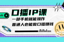 大予口播IP课：新手一部手机就能操作，普通人也能做口播赚钱-副业网