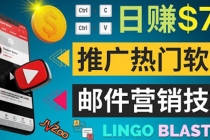 通过邮件营销的方法推广热门软件，只需复制粘贴,日赚74美元-副业网