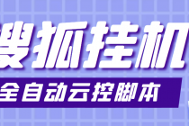 最新群控版搜狐视频全自动挂机脚本，号称单窗口一天5+【脚本+教程】-副业网
