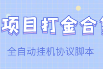 【高端精品】多项目打金合集，全自动挂机协议脚本，日赚几十到几百-副业网