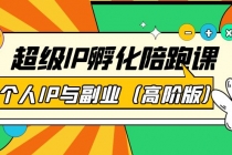 超级IP孵化陪跑课：个人IP与副业41节课-副业网