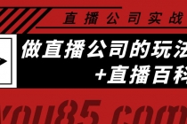 老陈·直播公司实战特训：做直播公司的玩法大全+直播百科全书-副业网