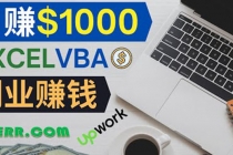 会使用Excel就能赚钱，在Fiverr出售Excel数据录入服务，月入1000美元以上-副业网