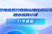 万三·好物混剪付费随心推投放玩法，随心投放小课-副业网